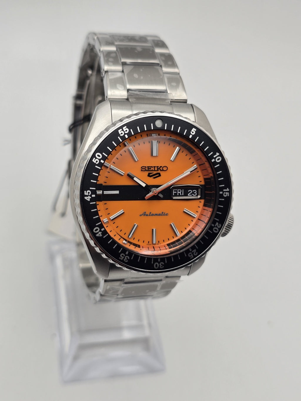 Seiko 5 Sports SRPK11K1 Orange Dial Automatic Watch Brand New in Box