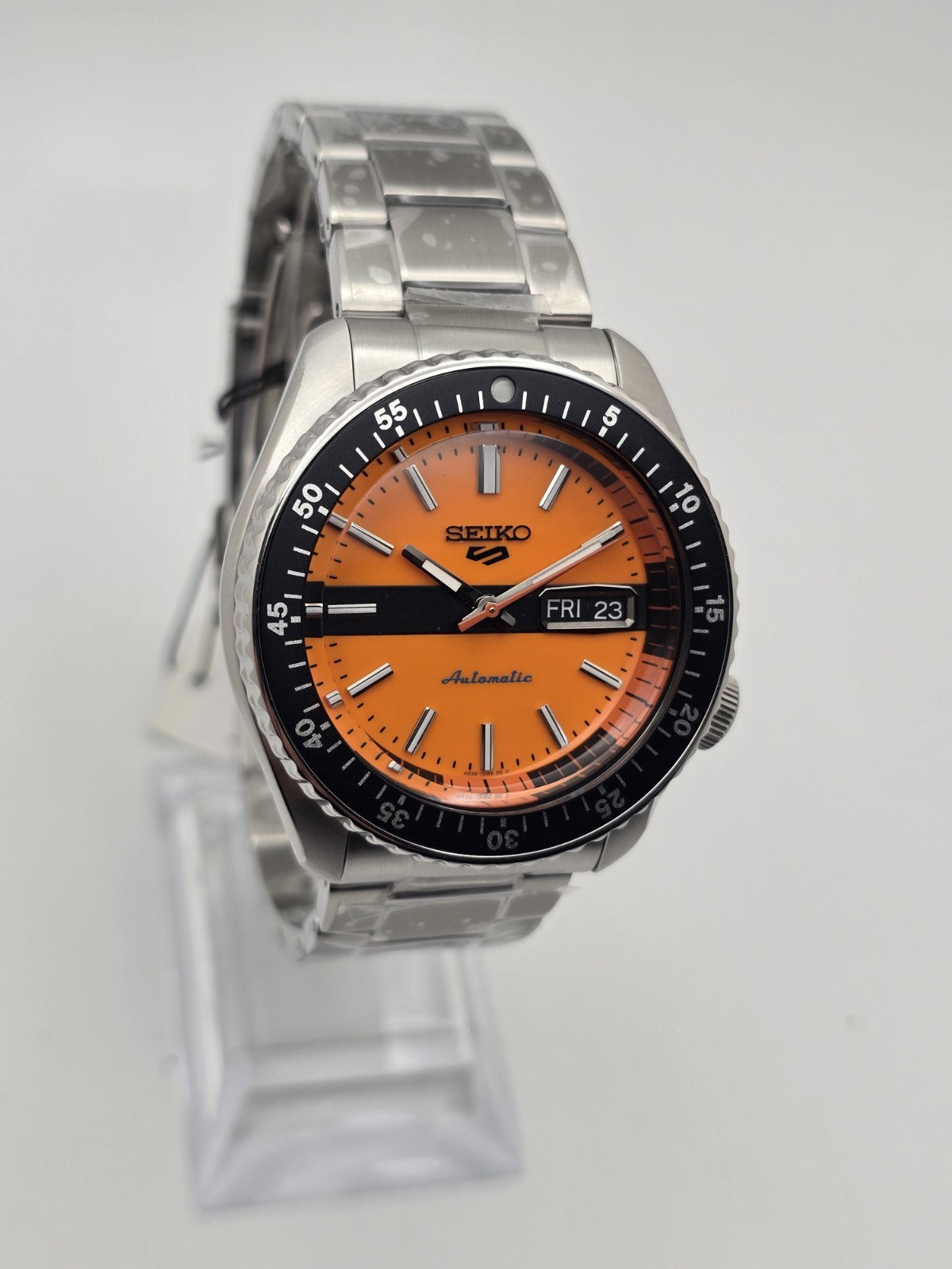 Seiko 5 Sports SRPK11K1 Orange Dial Automatic Watch Brand New in Box