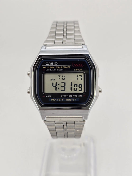 CASIO Vintage A159WA-N1JH Made in Japan Digital Watch 7-Year Battery New Full Set