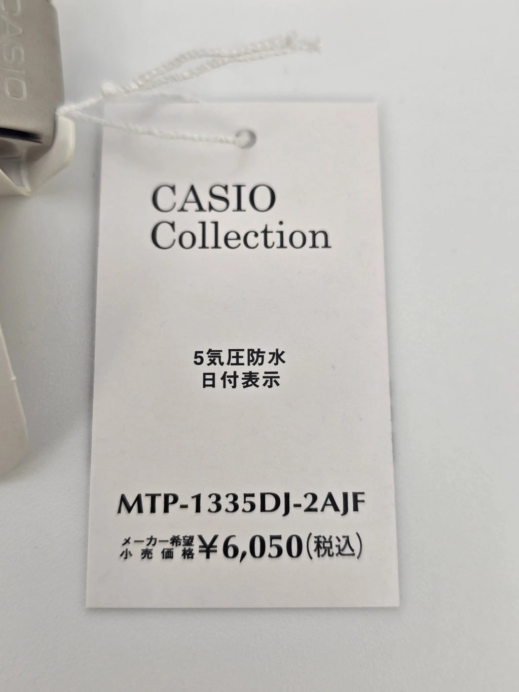 CASIO MTP-1335DJ-2AJF 38mm Blue Dial Day-Date Quartz Men’s Watch New in Box