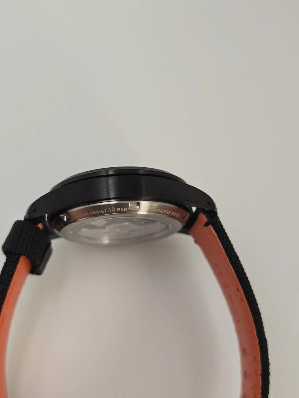 Seiko 5 Sports SRPH33K1 Flieger Automatic Black Dial Orange Accent 39 mm New