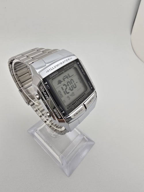 Casio Data Bank DB-360-1AJH Telememo 30 Digital Watch Silver