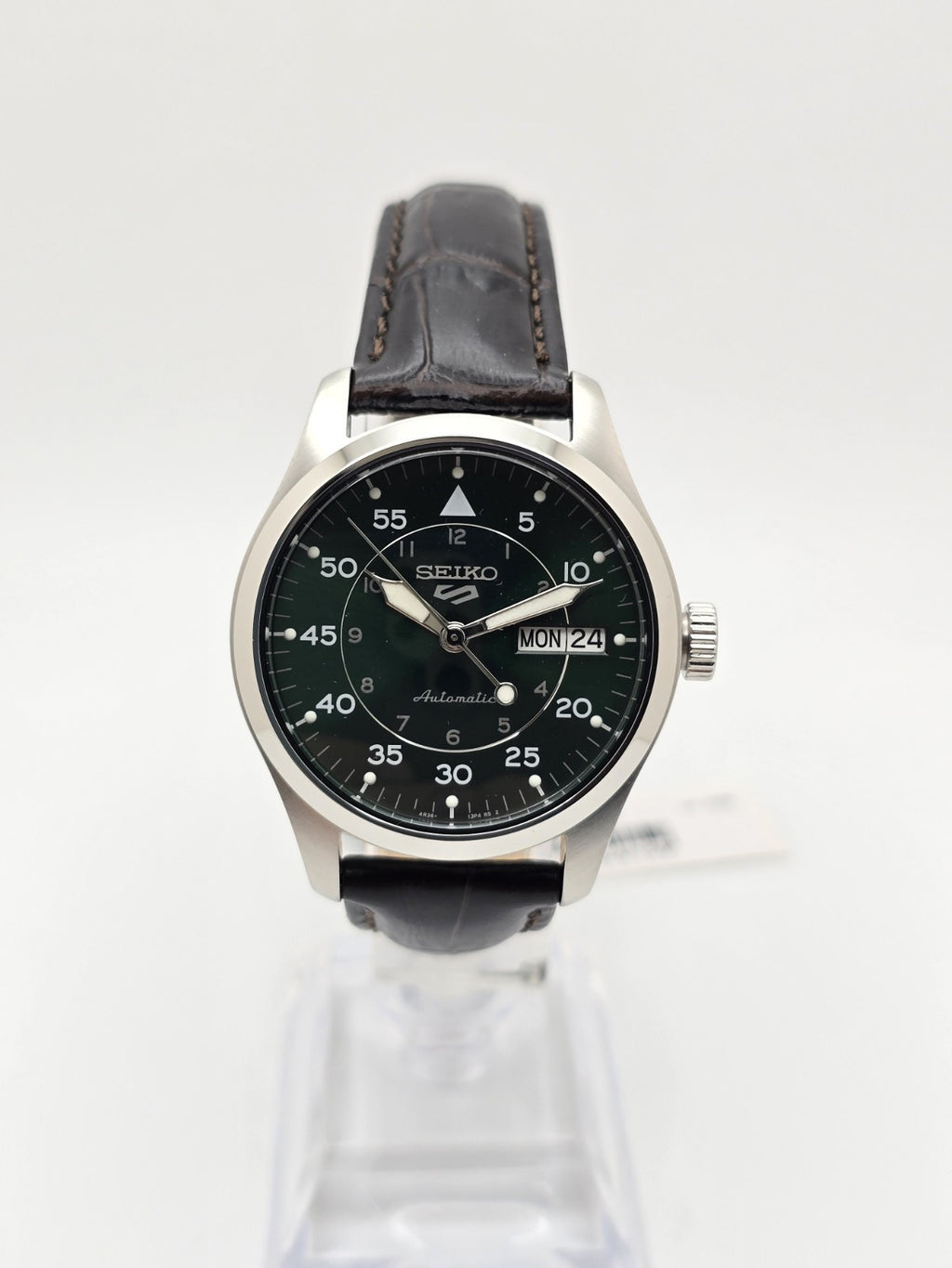 Seiko 5 Sports SRPJ89K1 Green Dial Automatic Watch size 36 mm-New in Box
