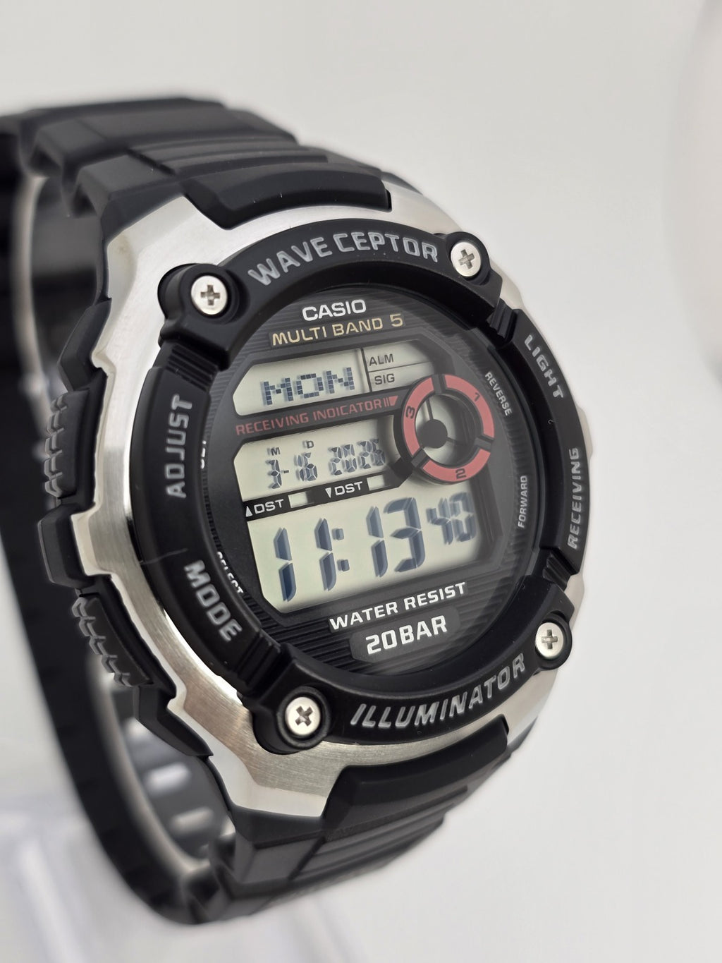 CASIO Wave Cepter WV-200R-1AJF Multi Band 5 Men's Watch Black in Box New