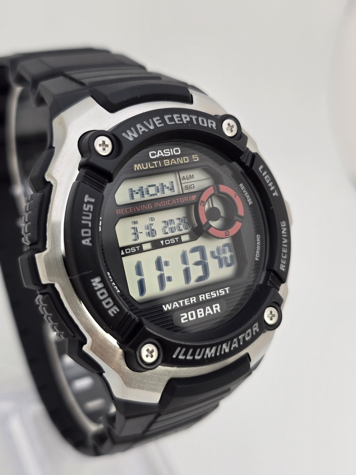 CASIO Wave Cepter WV-200R-1AJF Multi Band 5 Men's Watch Black in Box New