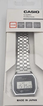 CASIO Vintage A159WA-N1JH Made in Japan Digital Watch 7-Year Battery New Full Set