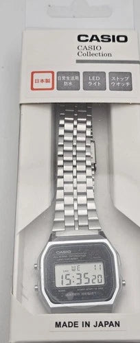 CASIO Vintage A159WA-N1JH Made in Japan Digital Watch 7-Year Battery New Full Set